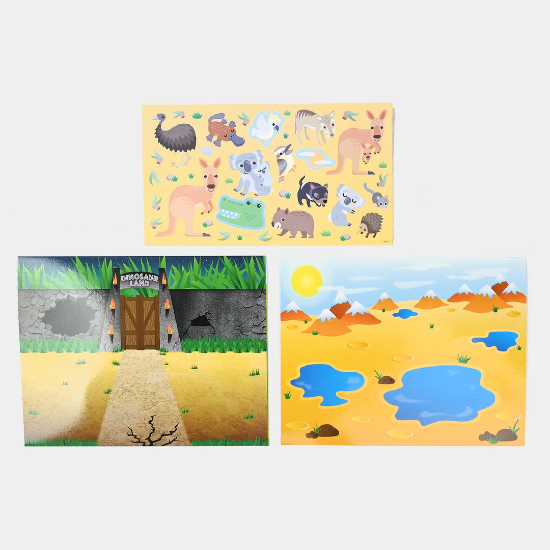 Kids Create Sticker Scene Create Scene Sticker For Kids Price in Pakistan | Bachaa Party