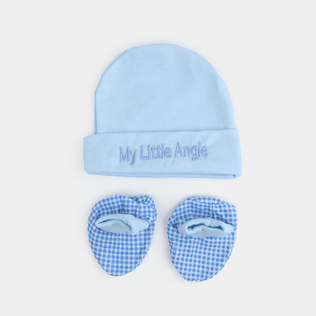 Cap & Mittens Set | 3-9M