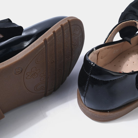 Girls Pumps 185-5-BLACK