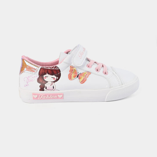 Girls Sneaker 5791-White/Pink