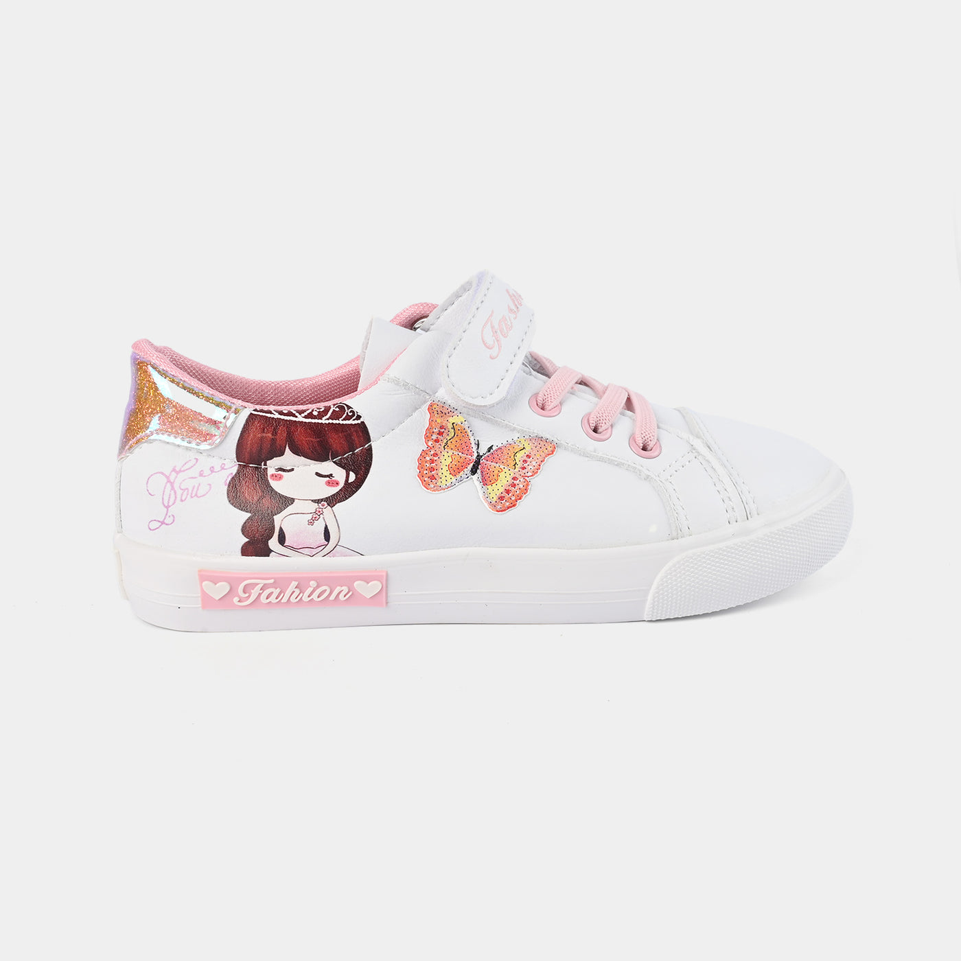 Girls Sneaker 5791-White/Pink