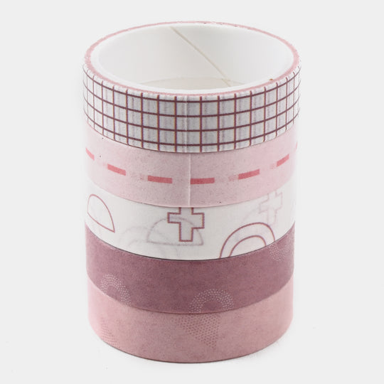 5Rolls/box Solid Color Washi Tape Set