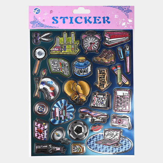 Educational Shiny Sticker