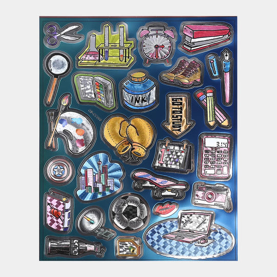 Educational Shiny Sticker