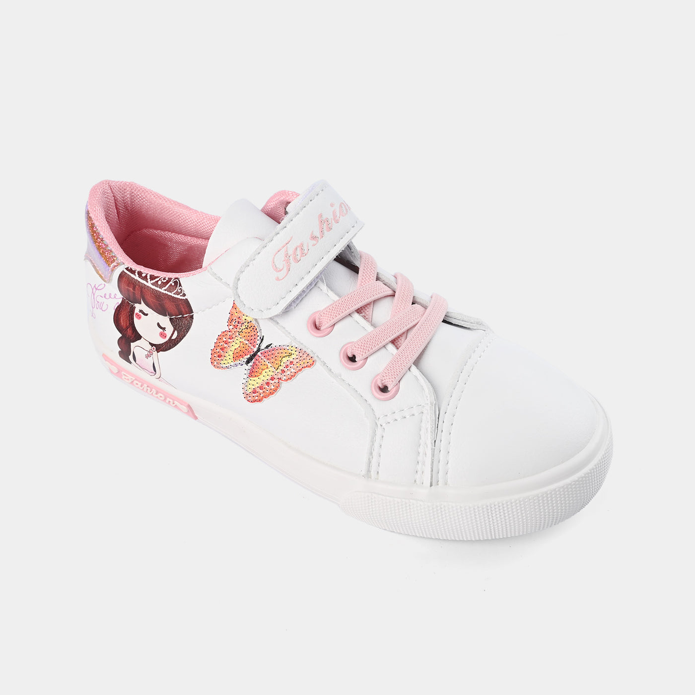 Girls Sneaker 5791-White/Pink