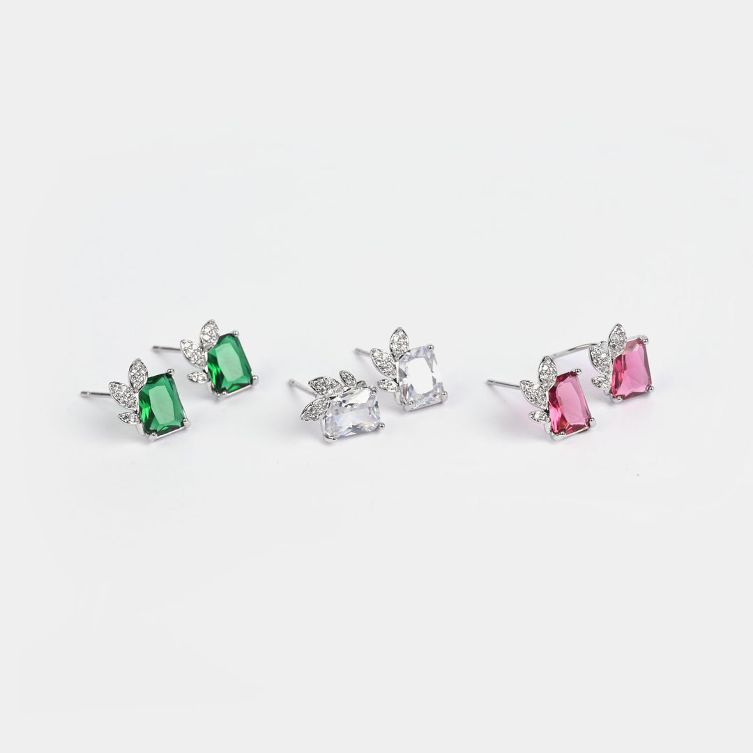 Girls Fancy & Stylish Earrings/Tops - Pack of 3