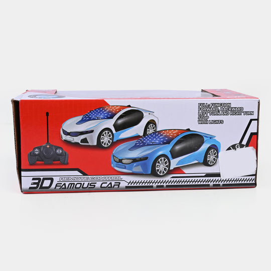 3D Famous Remote Control Car