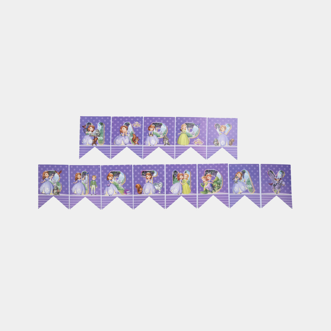 Character Theme HBD Bunting Banner Set