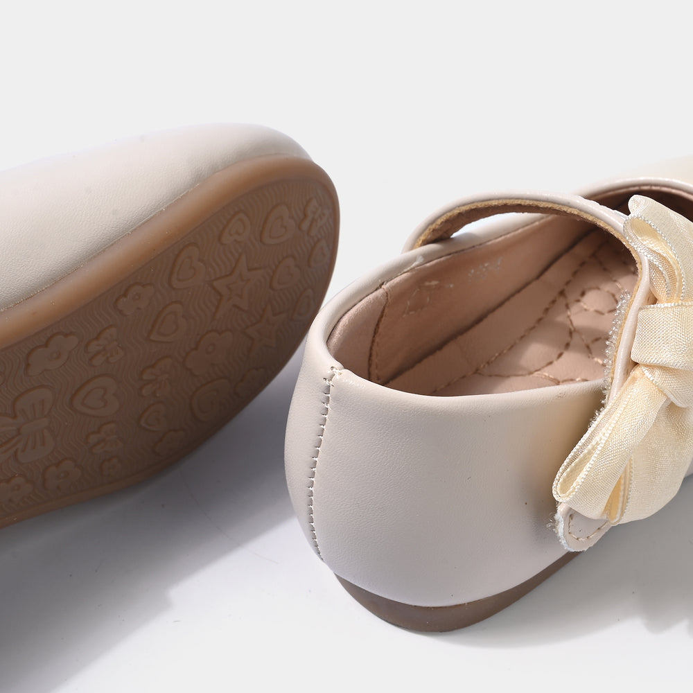Girls Pumps 185-4-BEIGE