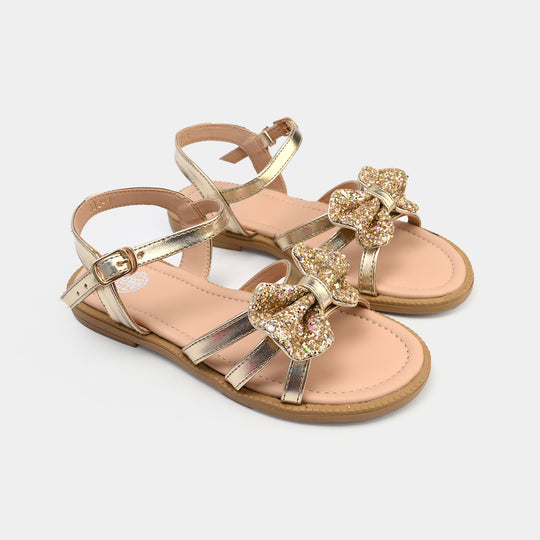 Girls Sandal 222-1-Golden
