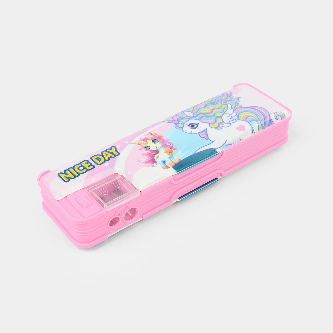 Double Sided Multi-functional Magnetic Pencil Box