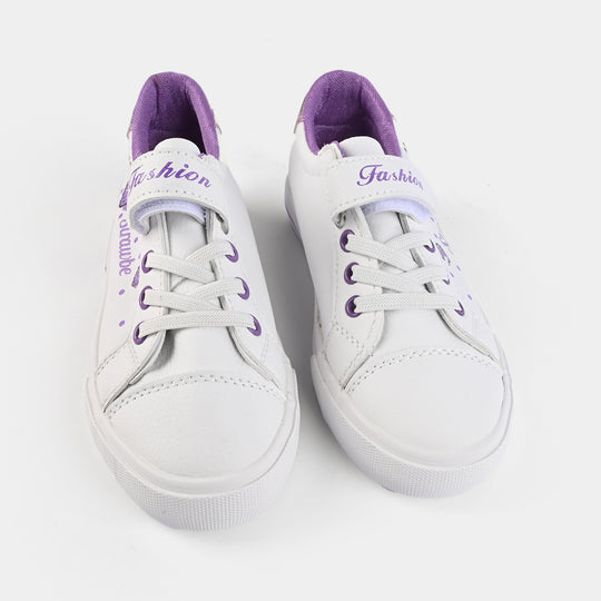 Girls Sneaker 5767-White/Purp