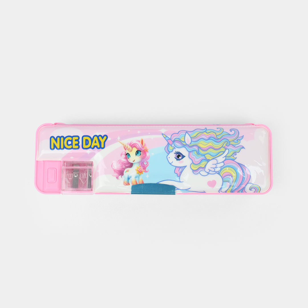 Double Sided Multi-functional Magnetic Pencil Box
