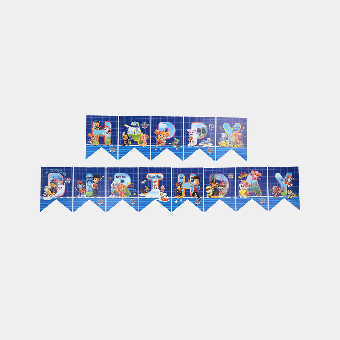 Character Theme HBD Bunting Banner Set
