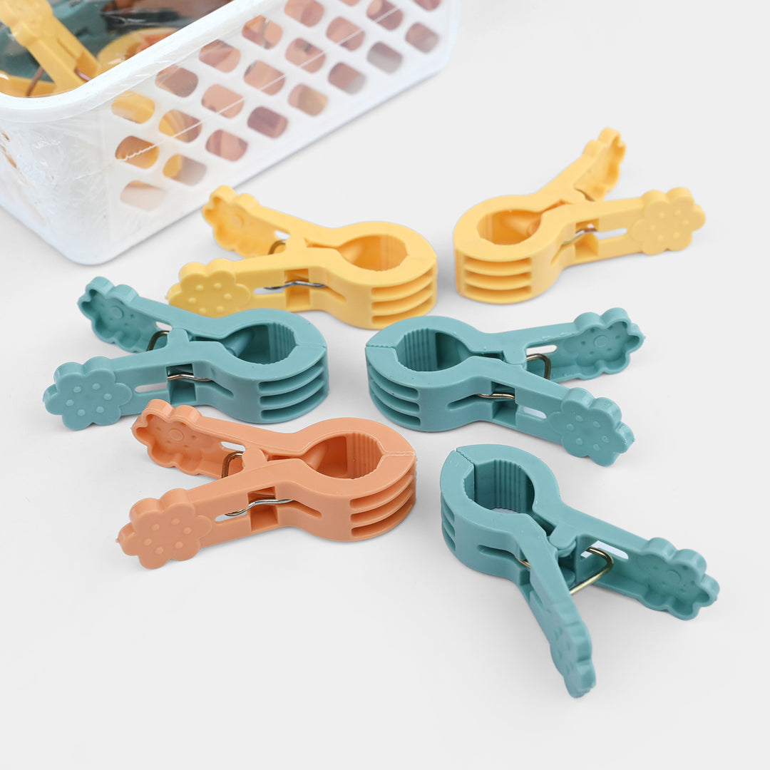 Plastic Laundry Clips with Storage Basket