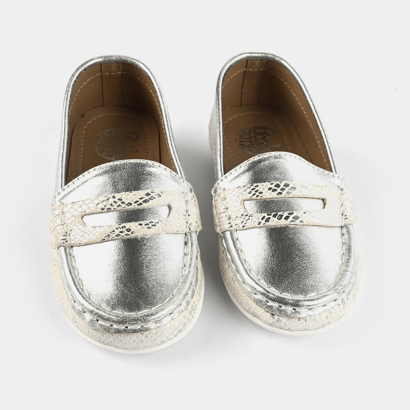 Girls Loafer JV-05-SILVER