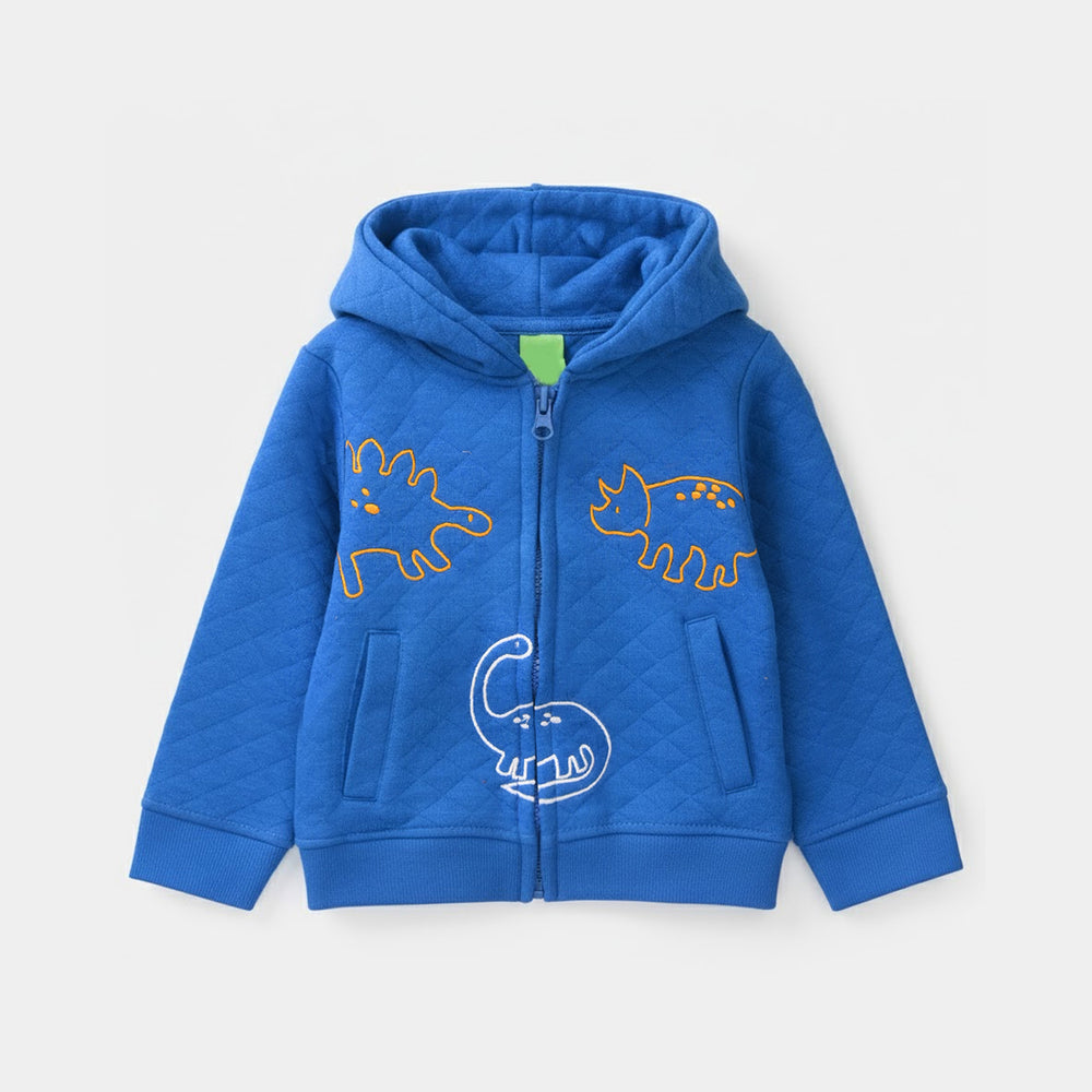 Infant Boys Quilted Knitted Suit Dino-BLUE