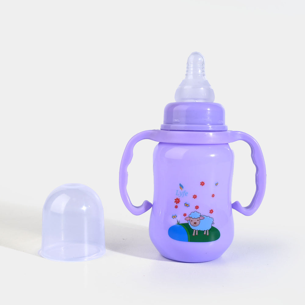 Lyfe Baby Plastic Feeding Bottle 5Oz |150ml | Basic Purple
