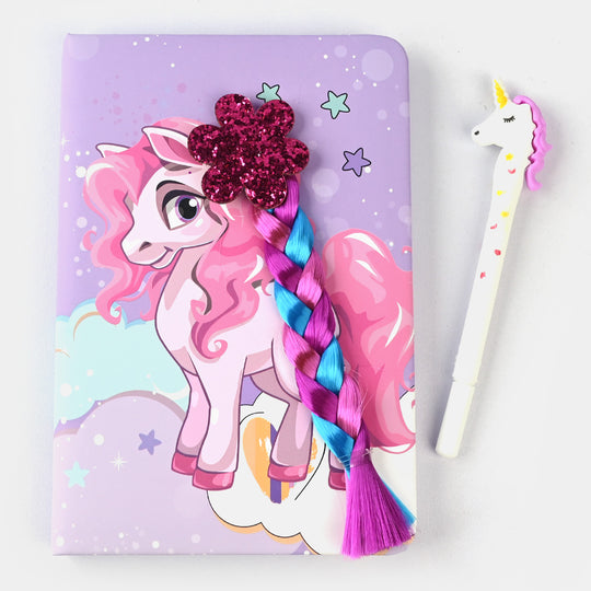 Cute Character Dairy With Pen For Kids