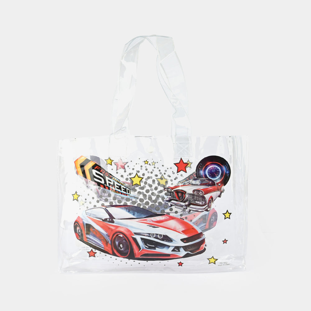 Character PVC File Handbag For Kids