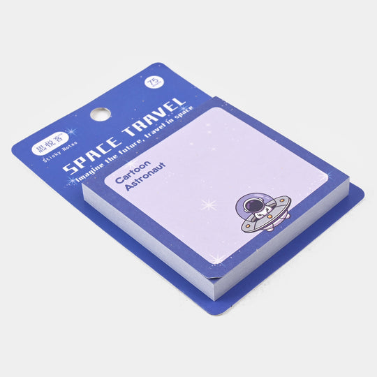 Space Travel Sticky Notes 75 Sheets