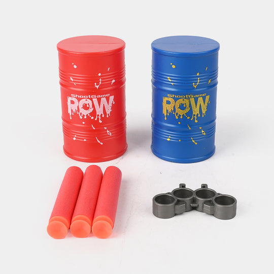 Eva Soft Dart Launcher With Barrels Play Set For Kids