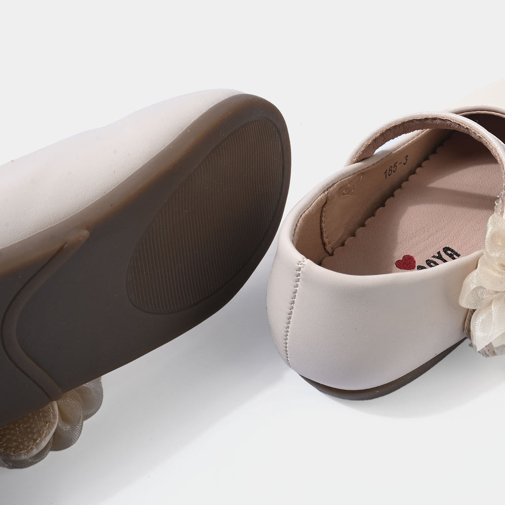 Girls Pumps 185-3-BEIGE