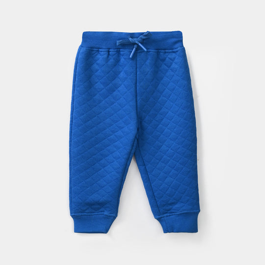 Infant Boys Quilted Knitted Suit Dino-BLUE