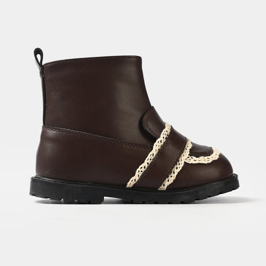 Girls Boots 20288-BROWN