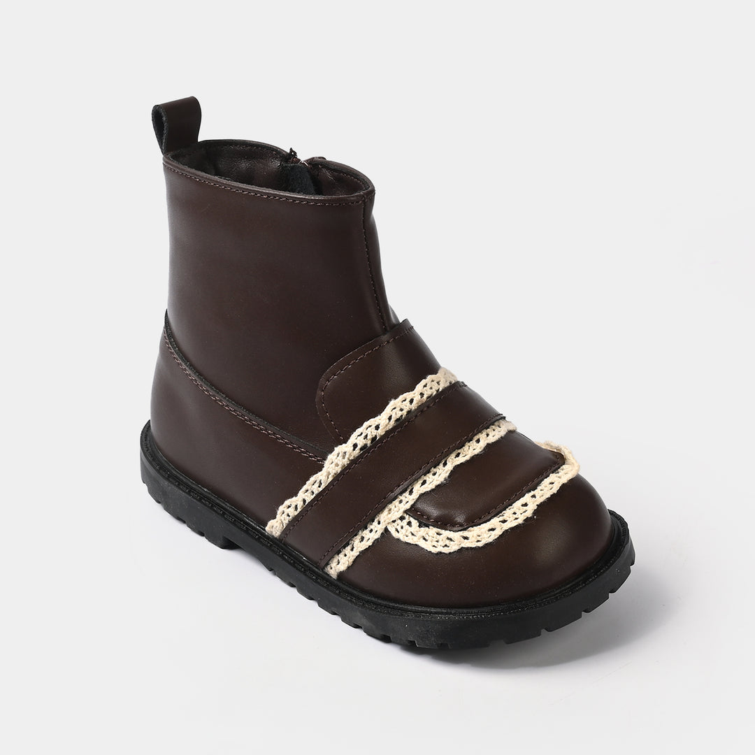 Girls Boots 20288-BROWN