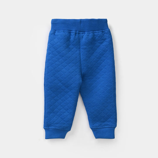 Infant Boys Quilted Knitted Suit Dino-BLUE