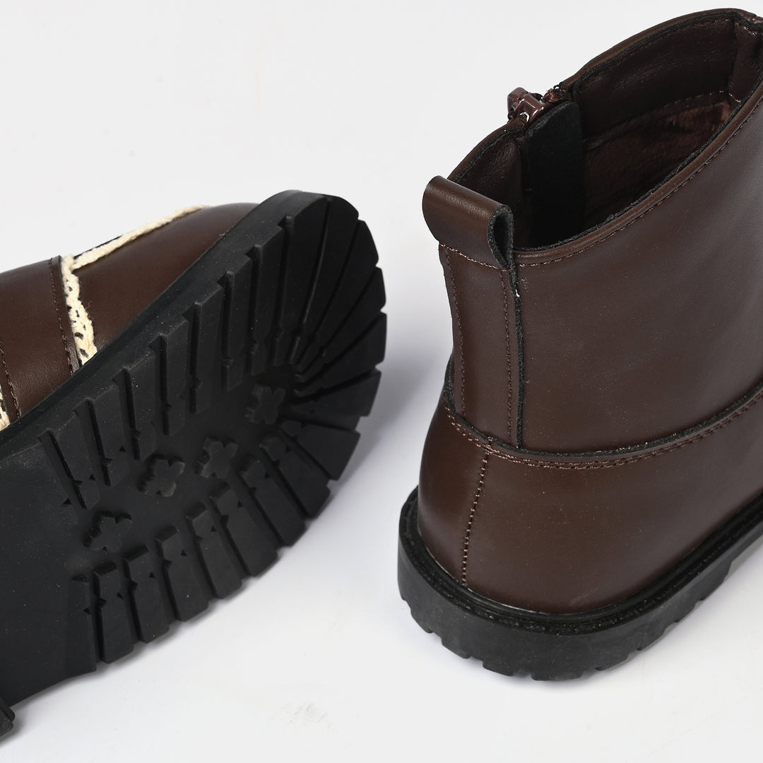 Girls Boots 20288-BROWN