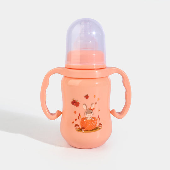 Lyfe Baby Plastic Feeding Bottle 5Oz |150ml | Basic Orange