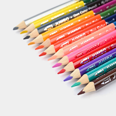 Double Sided Color Pencil Jumbo 12*24 For Kids