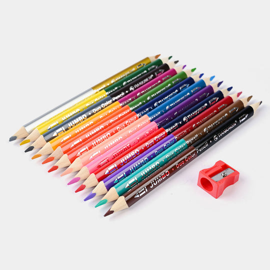 Double Sided Color Pencil Jumbo 12*24 For Kids