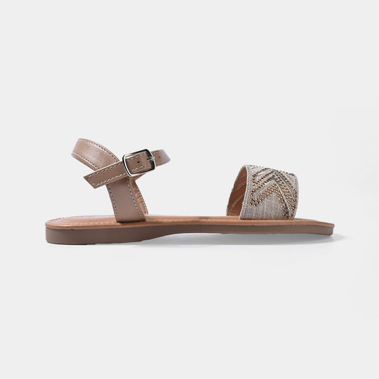 Girls Sandal 189-8-Golden