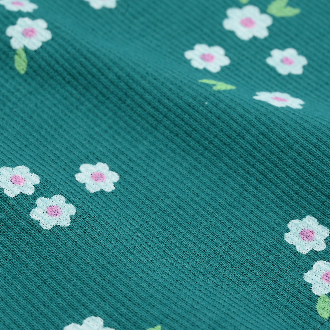 Infant Girls Rib T-Shirt - Green