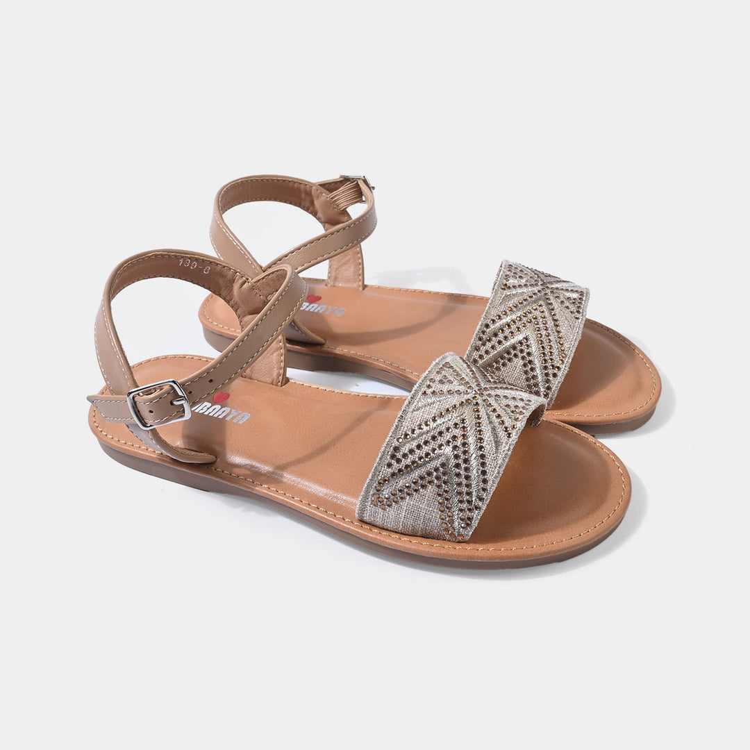 Girls Sandal 189-8-Golden