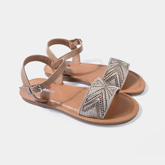 Girls Sandal 189-8-Golden