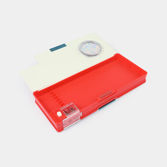 Double Sided Multi-functional Magnetic Pencil Box
