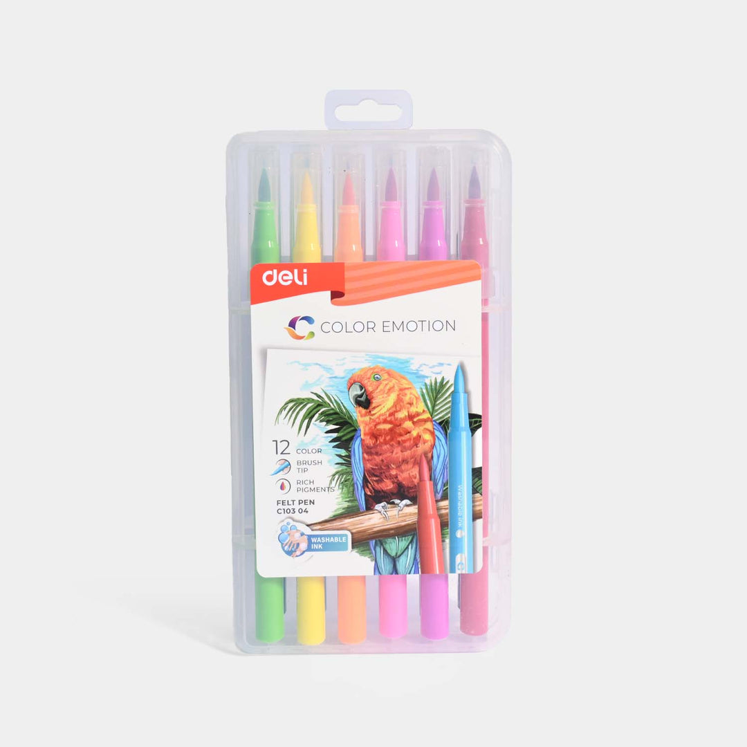 Brush Tip Felt Pen/Marker For kids - { 10304 }