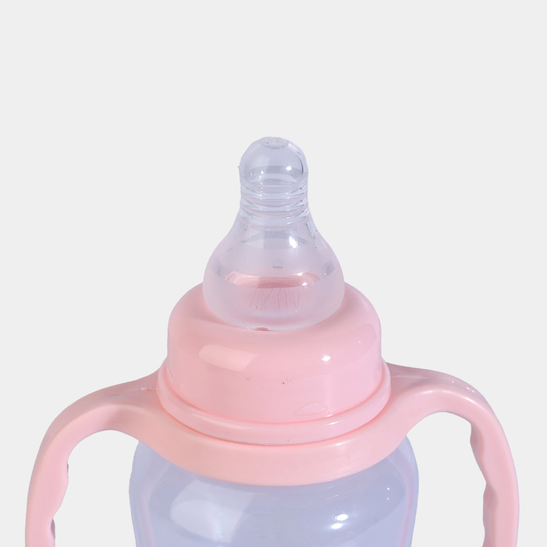 Lyfe Baby Plastic Feeding Bottle 9Oz |280ml |Natural Pink