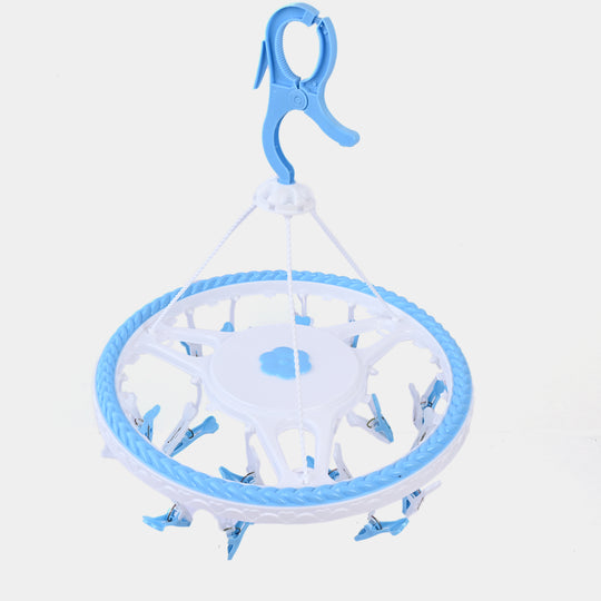 Cloth Hanger Round | Blue