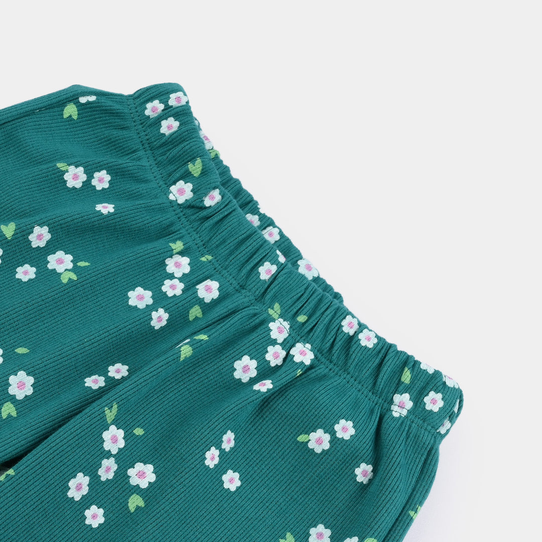Infant Girls Printed Trouser Flower