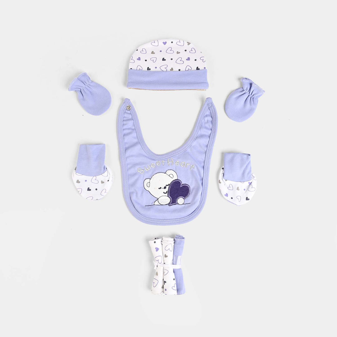 Baby Infant Starter Set 11 Pcs Heart-Purple