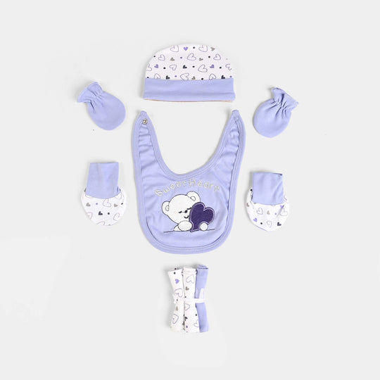 Baby Infant Starter Set 11 Pcs Heart-Purple