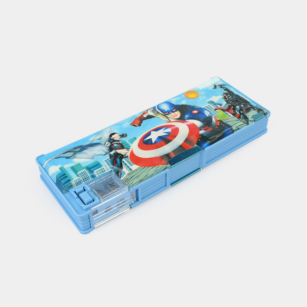 Double Sided Multi-functional Magnetic Pencil Box