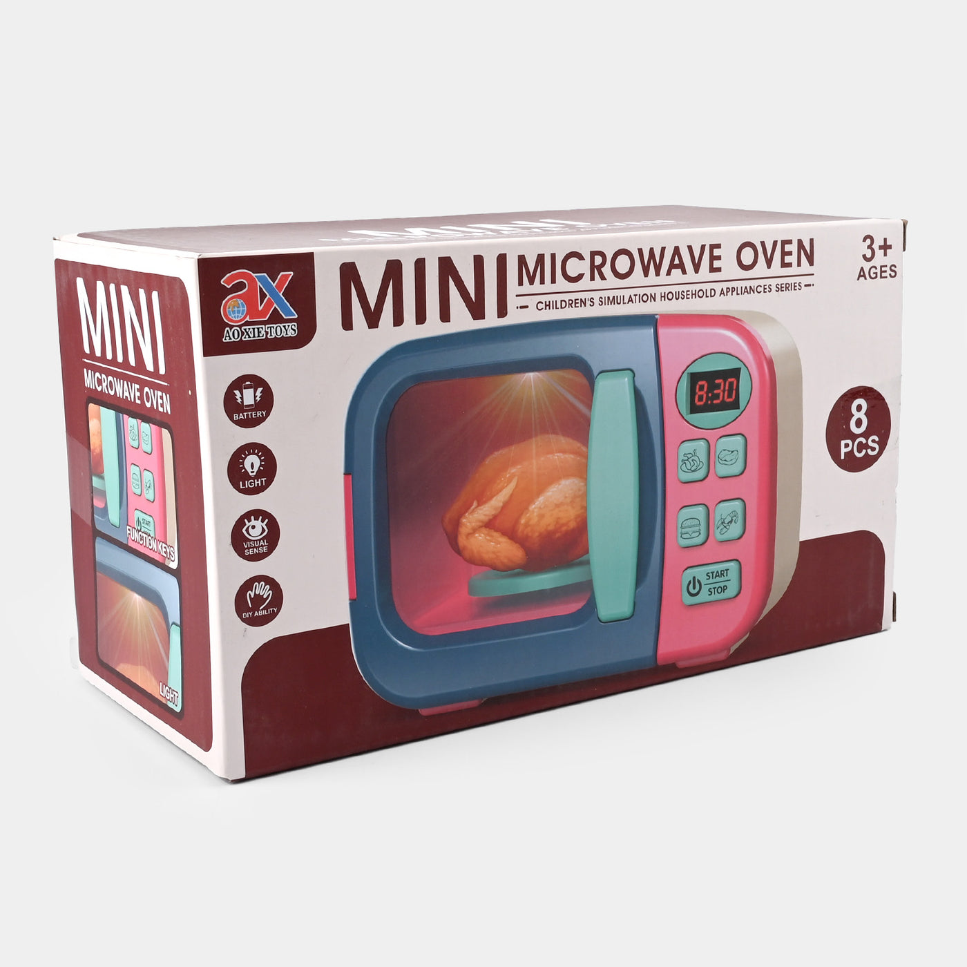 Electric Mini Microwave Oven Toy For Kids