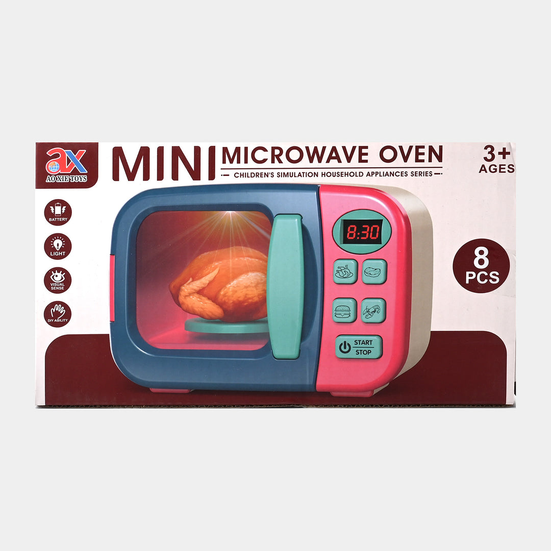 Electric Mini Microwave Oven Toy For Kids