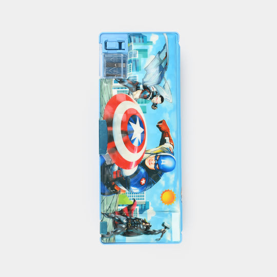 Double Sided Multi-functional Magnetic Pencil Box